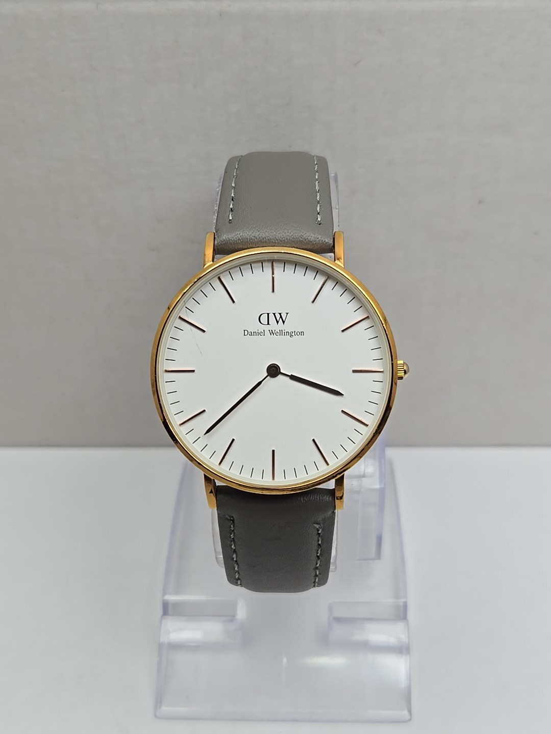 Daniel Wellington Canterbury 36mm Rose Gold Red White Blue Nato Strap New Batt