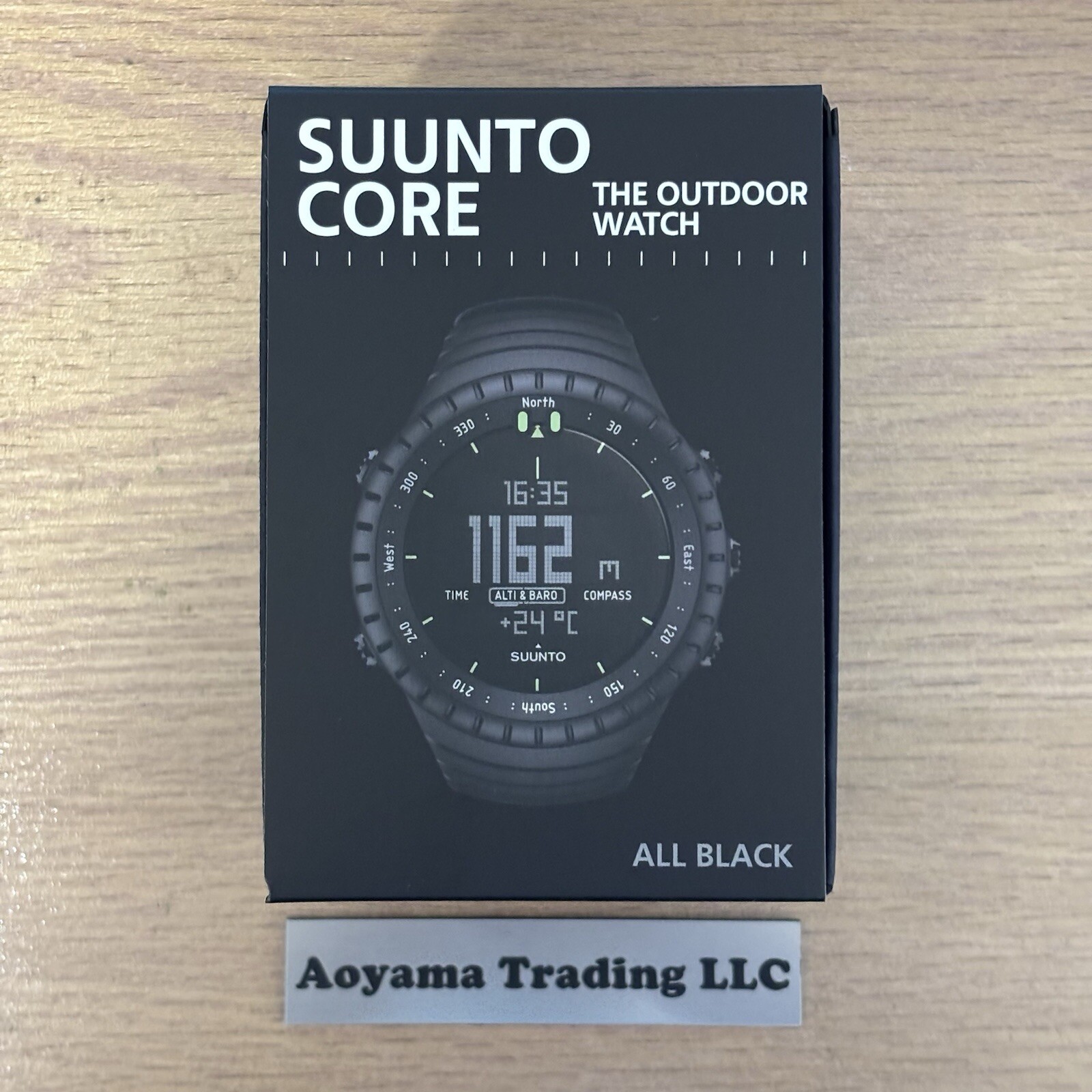 SUUNTO Core All Black Military Men’s Outdoor Sports Watch From 64g From Japan 🔥