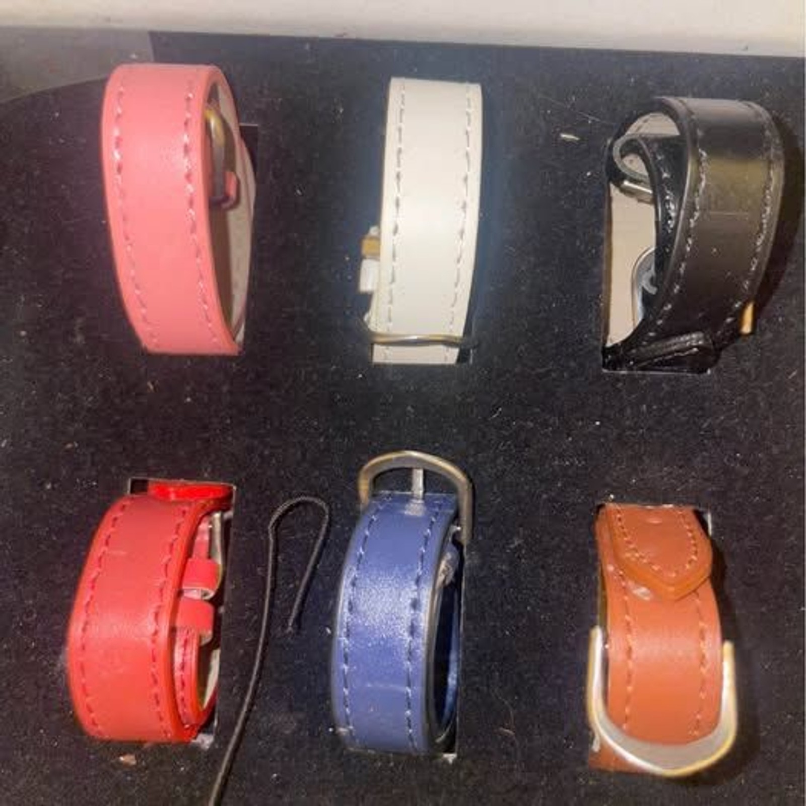 90’s Vintage .925 Sterling Silver Women’s Watch and 6 Faux Leather Watch Straps
