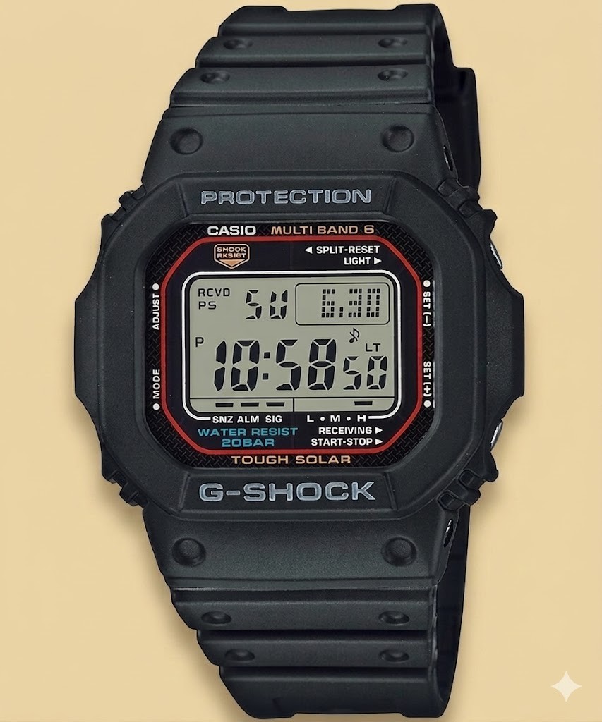CASIO G-SHOCK GW-M5610U-1CJF Tough Solar Multi Band 6 Digital JDM Black -JAPAN –