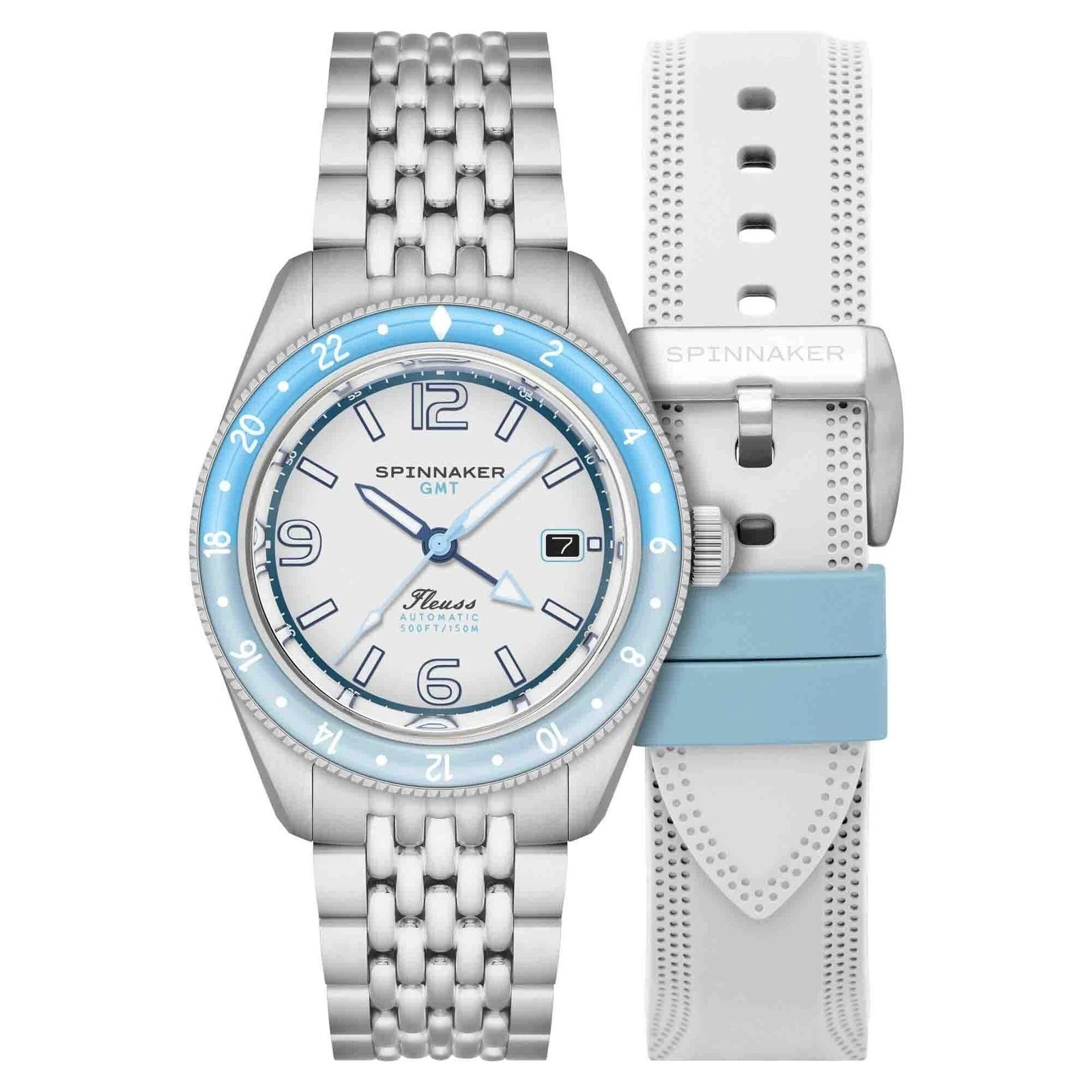 Spinnaker Fleuss GMT Automatic watch Moon White