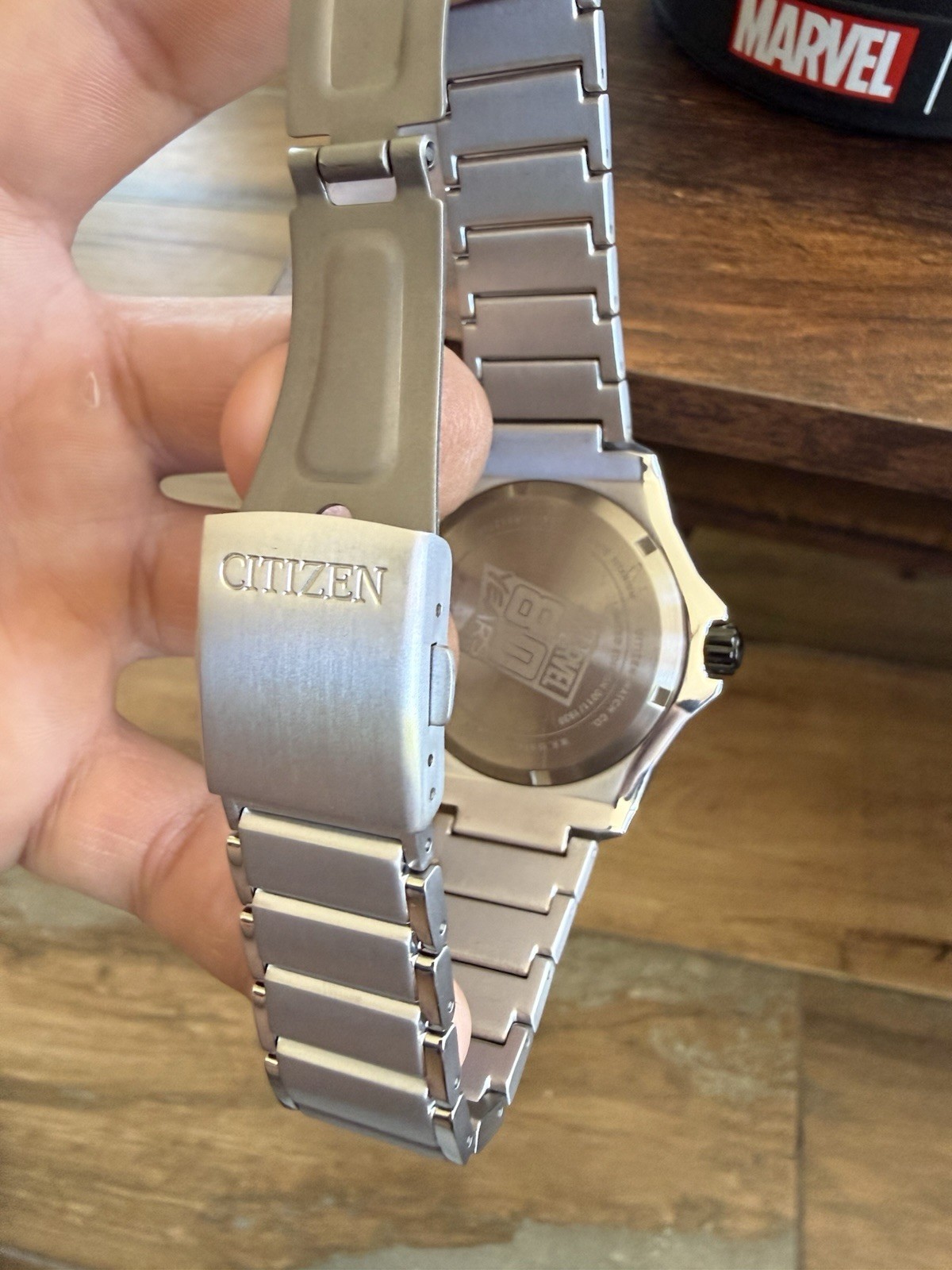 Citizen Marvel Super Titanium 80th Anniversary Edition Blue Watch AW1548-86W