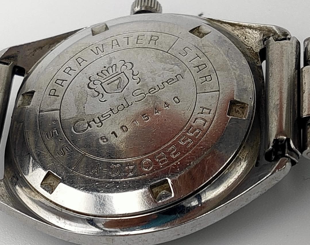 WORKING Citizen Crystal Seven 27 Jewels Day-Date Automatic Watch | Japan