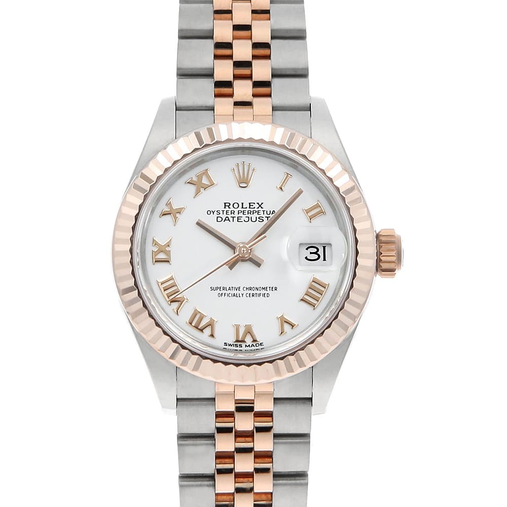 ROLEX Datejust 279171 white Roman 5 row jubilee bracelet Random Number secon…