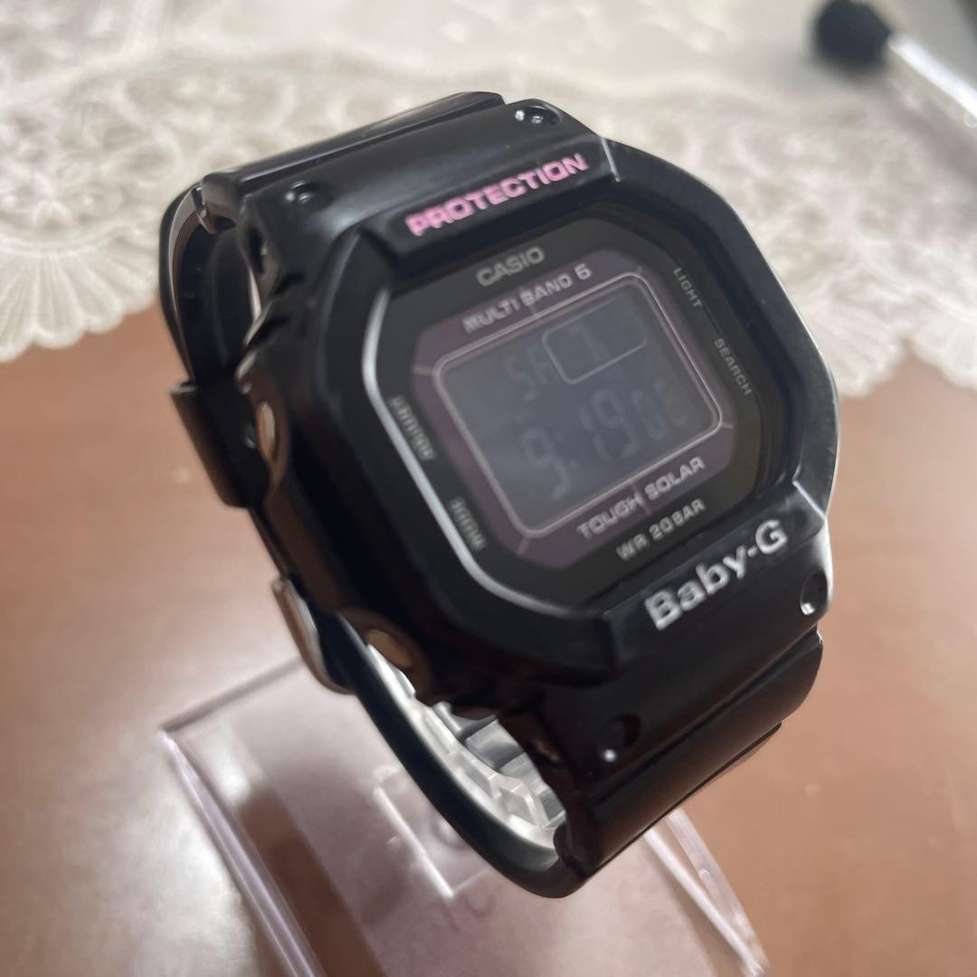 CASIO Baby G BGD 5000 Solar radio Excellent condition with secondary battery rep