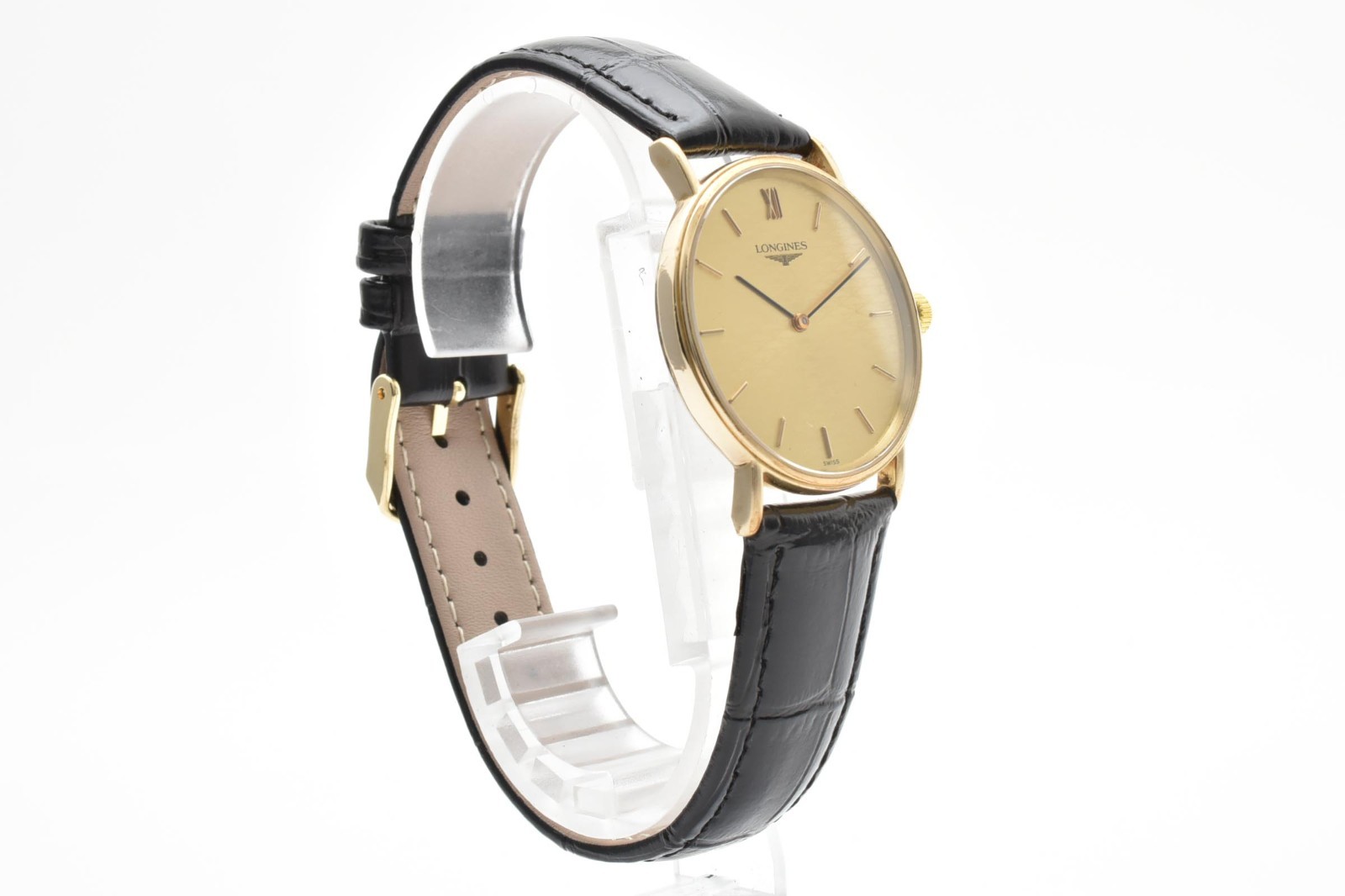 ▶️[Exc+5] LONGINES Grand Classic L4.637.2 Gold Logo Dial Quartz 33mm Men’s Watch