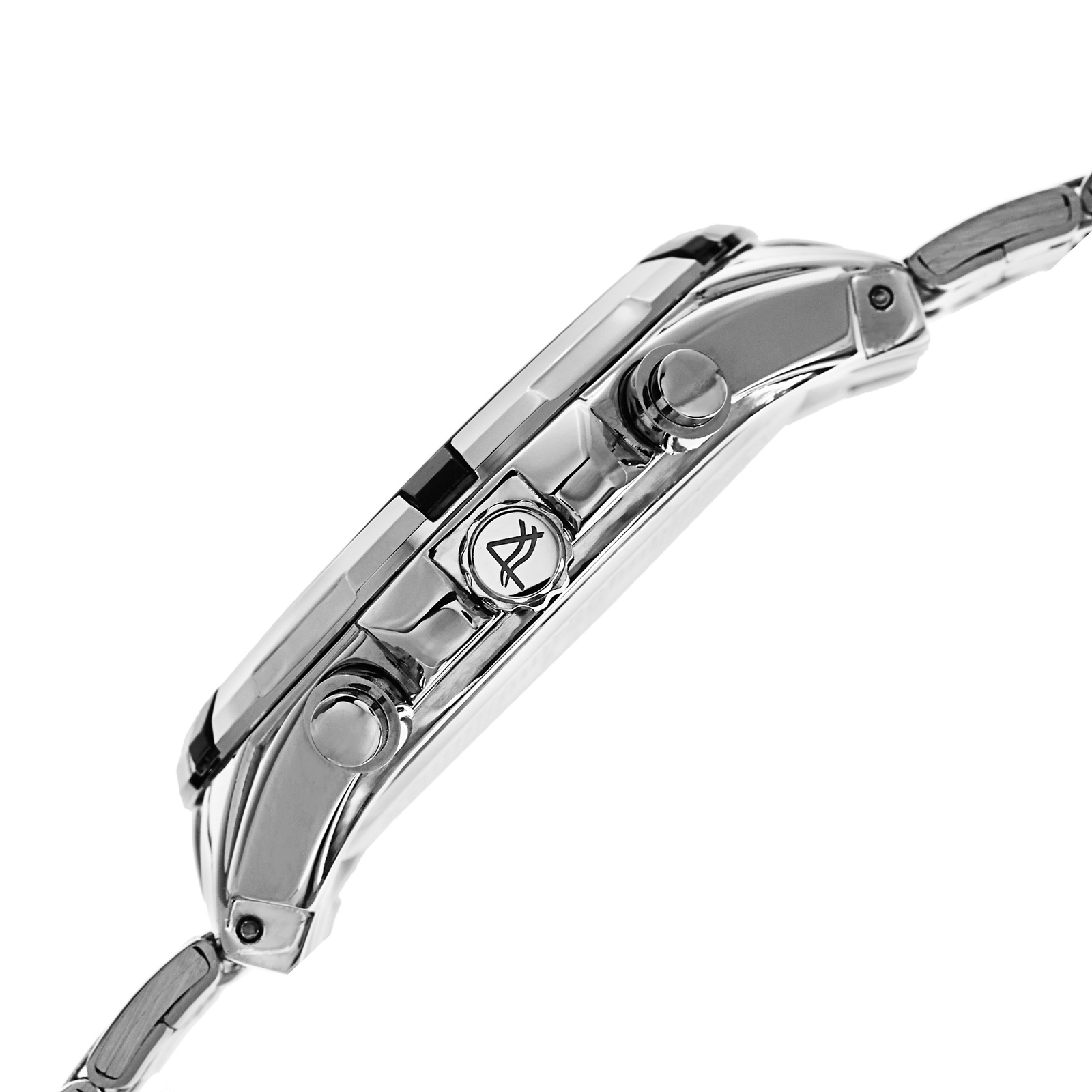 New Men’s August Steiner AS8127SSW Swiss Multifunction Tachymeter Bracelet Watch