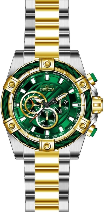 Invicta Bolt ACE Men’s Quartz (VD54) Watch – 52mm – Steel/Gold 25519 NIB