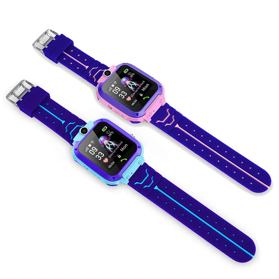 Q12 Kids Smart Watch GPS LBS Tracker SOS Call SIM IP67 Anti-Lost 1.44″