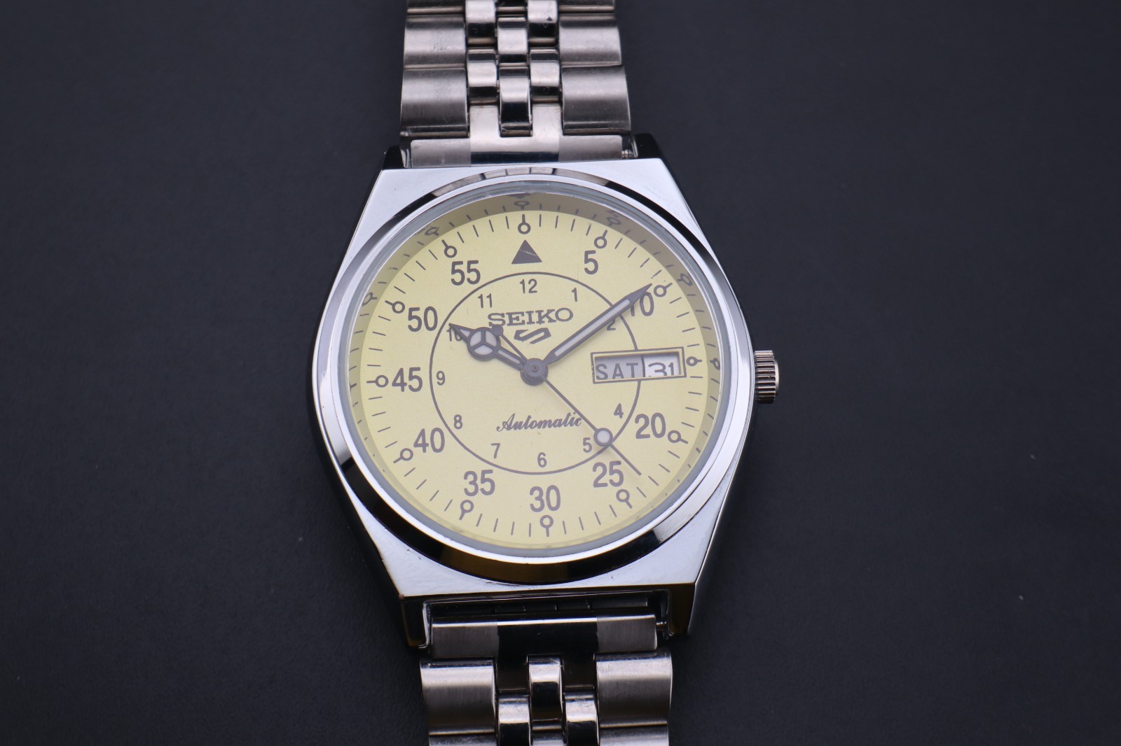 Vintage Seiko 5 Automatic 6309A Japan Made Men’s Wrist Watch, Day/Date
