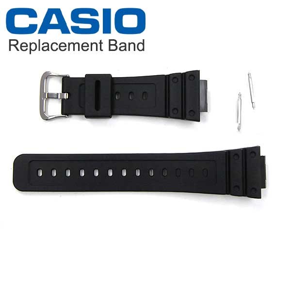 Casio G-Shock GW-5000 GW-5000U black resin watch band strap