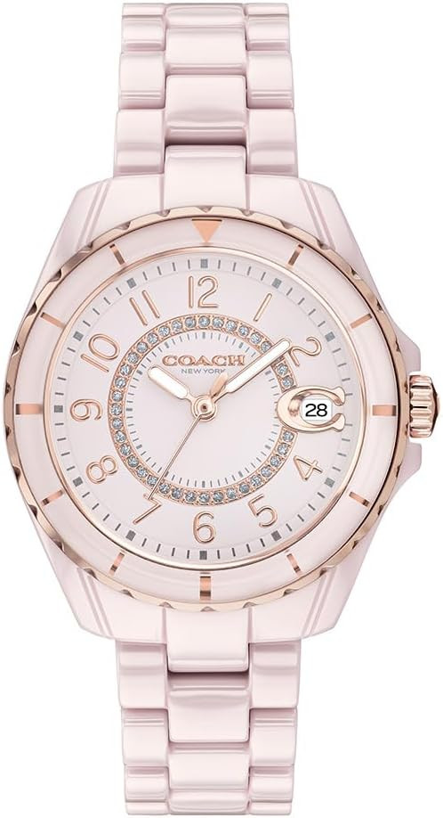 Coach Watch Preston Ceramic 14503463 Women’s Pink