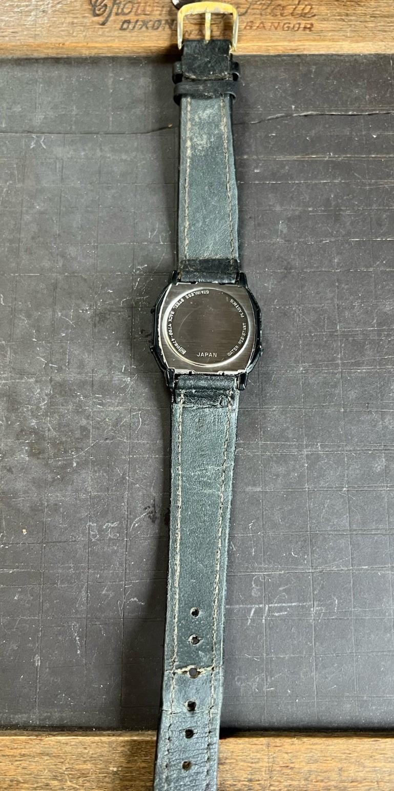 Lorus Y799-4780 LCD Digital Watch With Alarm Chronograph