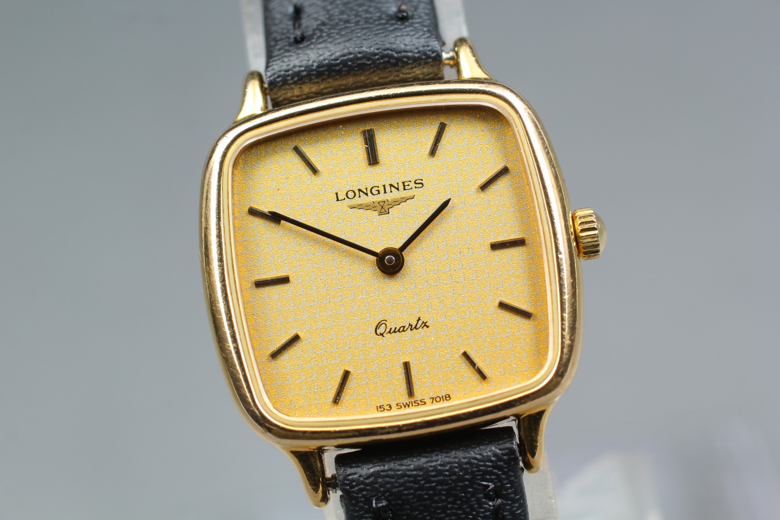 [Near MINT] Longines 153-7018 21mm Gold Dial Quartz Women’s Watch From JAPAN