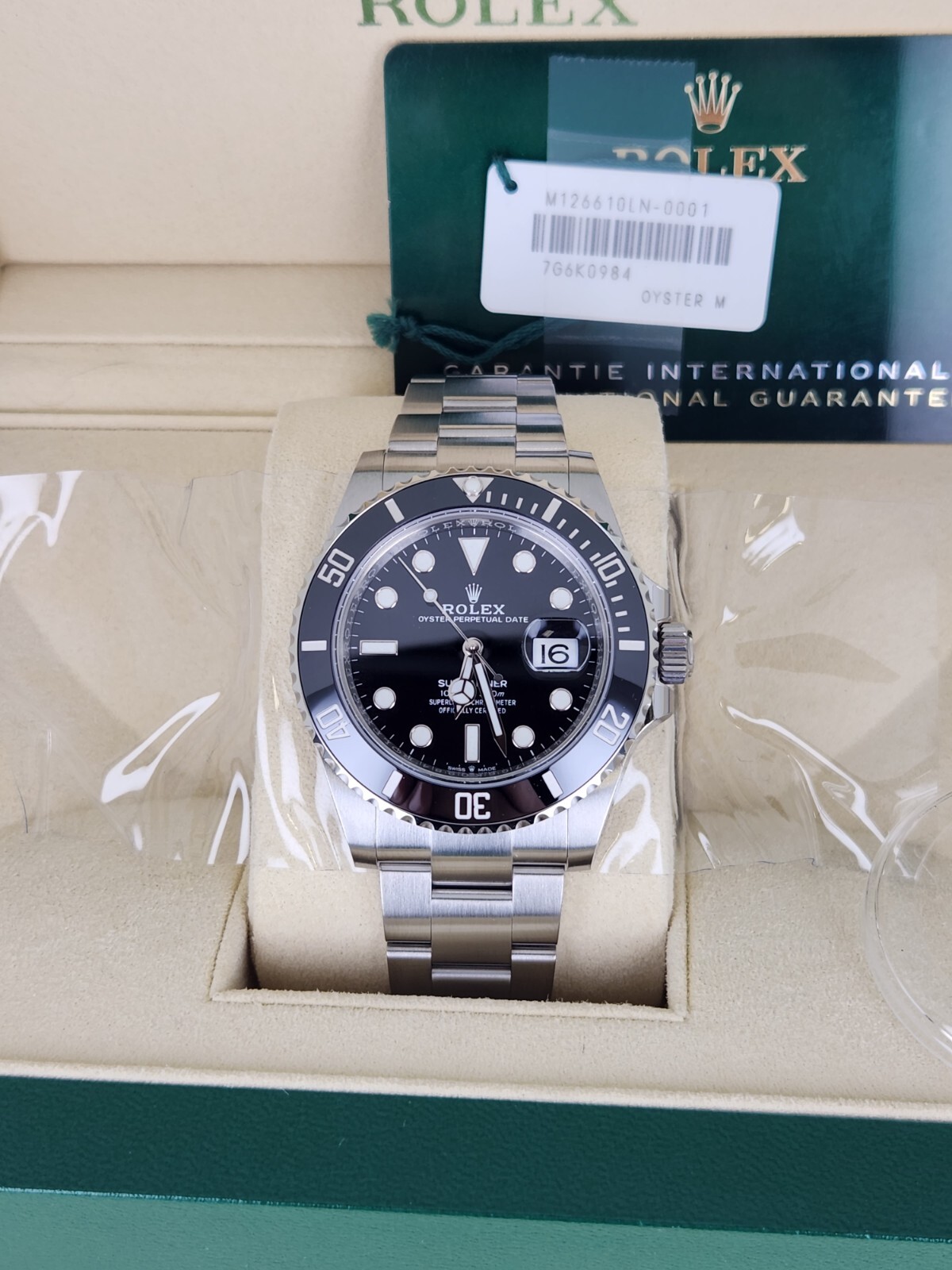 Rolex Submariner Date 41, Black Ceramic, Black dial, 126610LN, Unworn, 2023