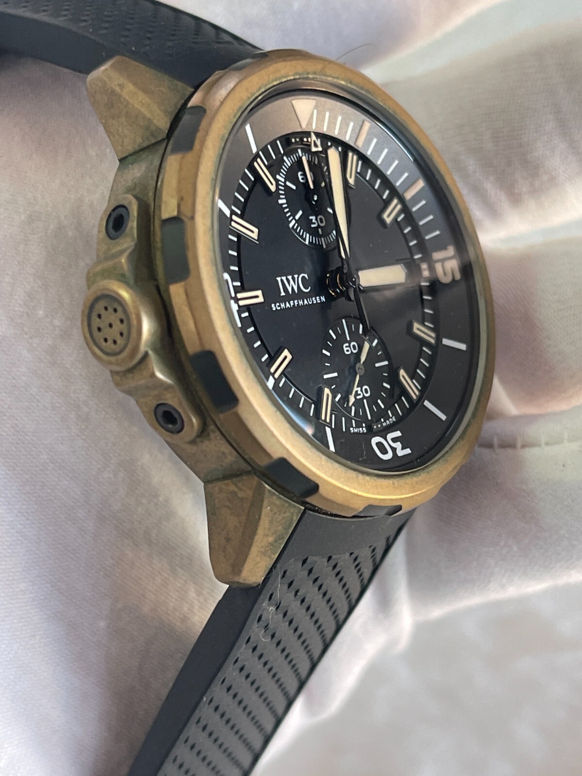 IWC Aquatimer Bronze Chronograph Diver IW379503 Darwin Edition.