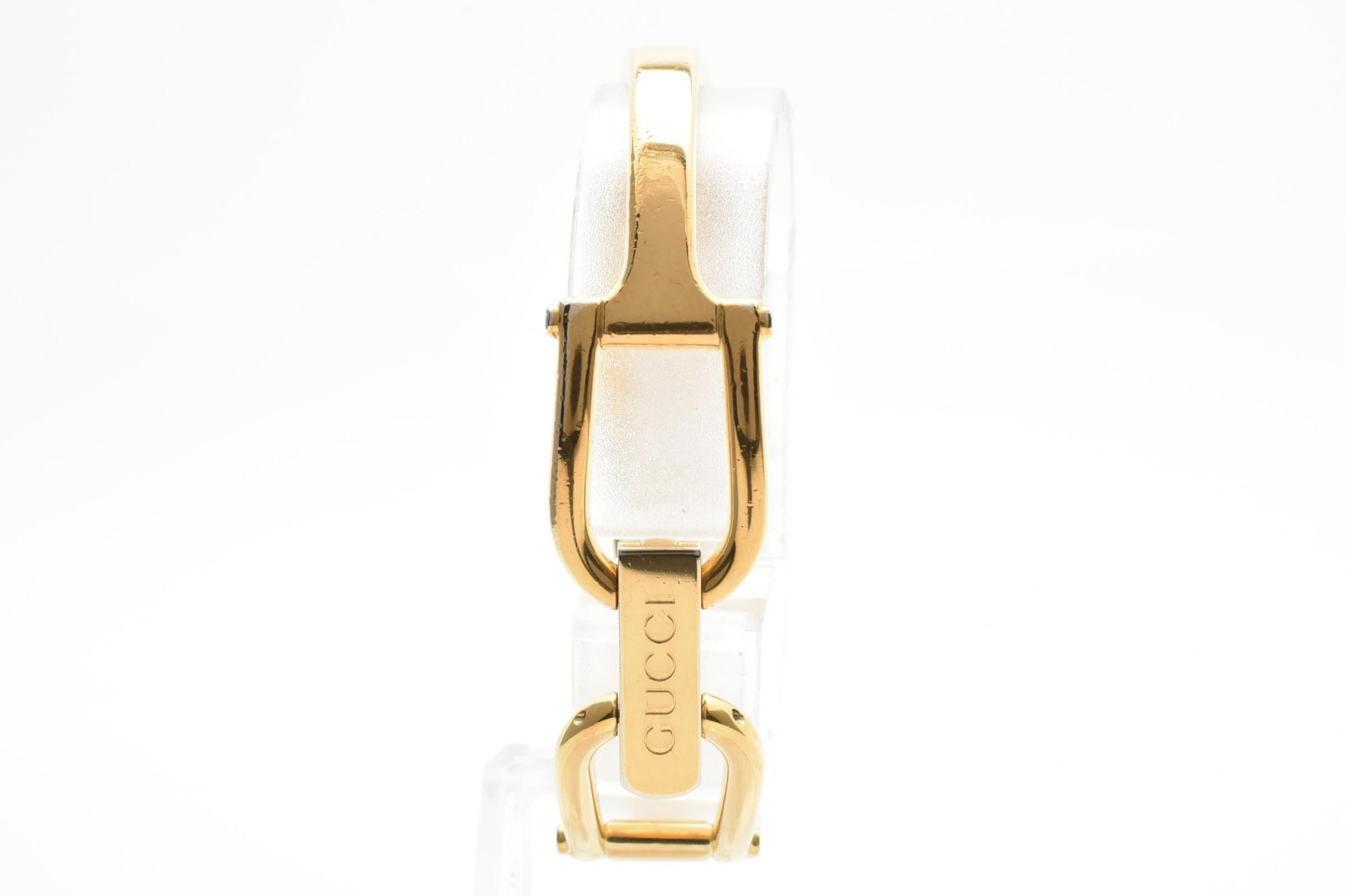 Vintage [N MINT] GUCCI 1500L Gold Dial 12mm Qz Bangle Ladies Watch JAPAN