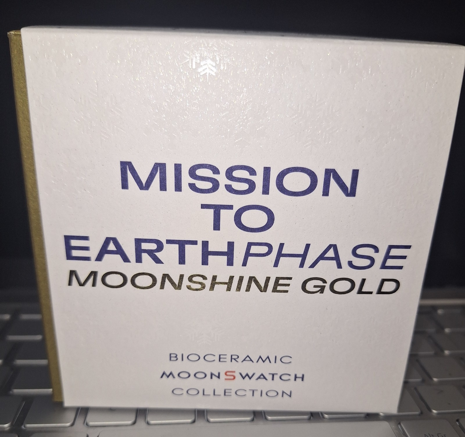 SWATCH x OMEGA Mission To Earthphase Moonshine Gold New With Receipt
