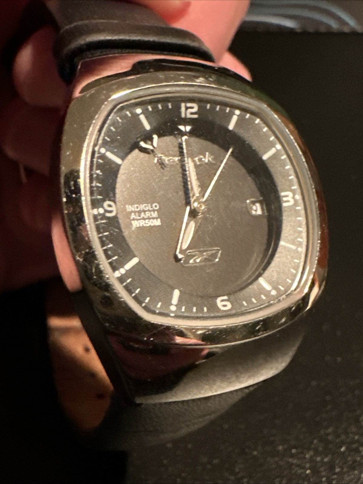 Reebok Women’s Watch Indilgo Alarm Genuine leather Band Needs Battery