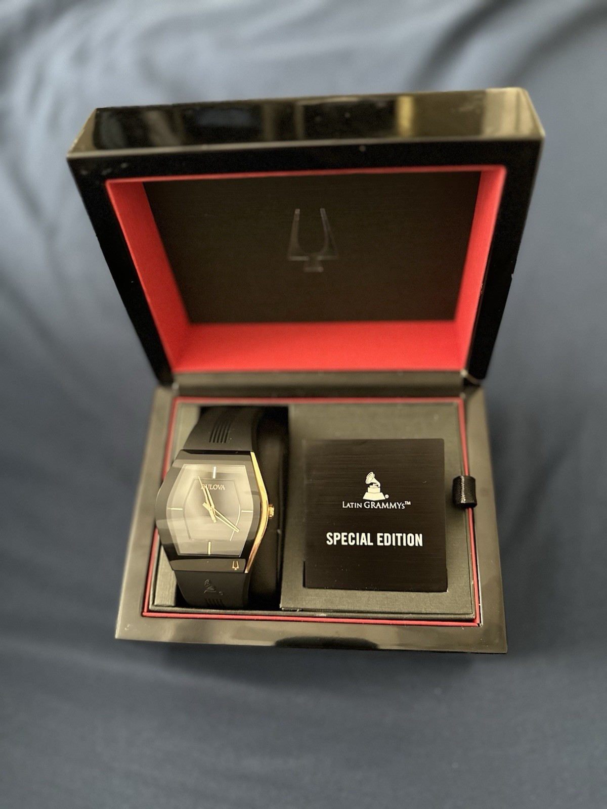 Bulova Latin Grammys Special Edition Men’s Analog Dress Watch Black Gold