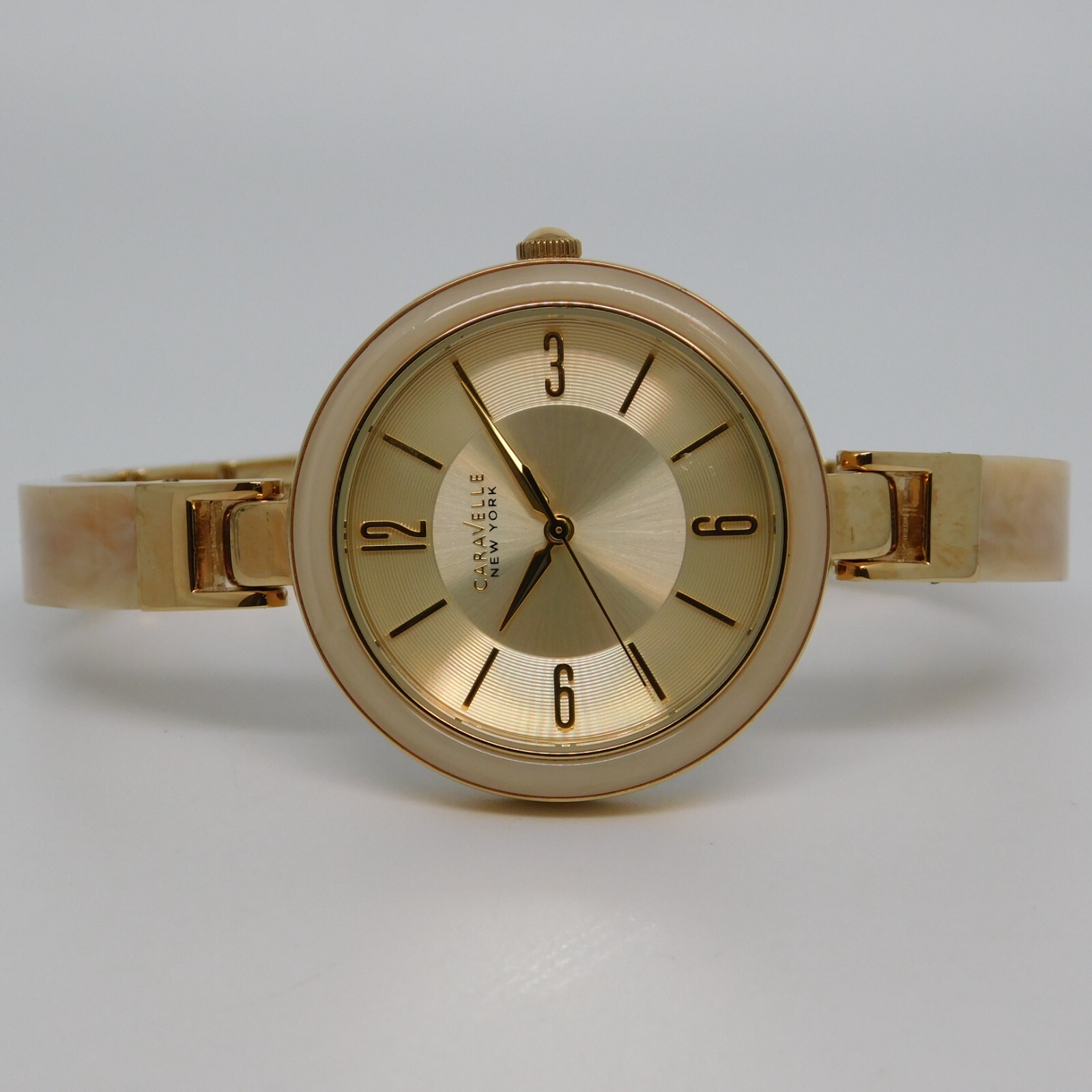 CARAVELLE New York by Bulova B4 Quartz Women’s Watch Sz. 7 3/4″ New Battery