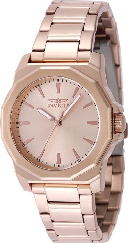 Invicta Women’s 49089 Speedway Quartz 3 Hand Rose Gold Dial Watch