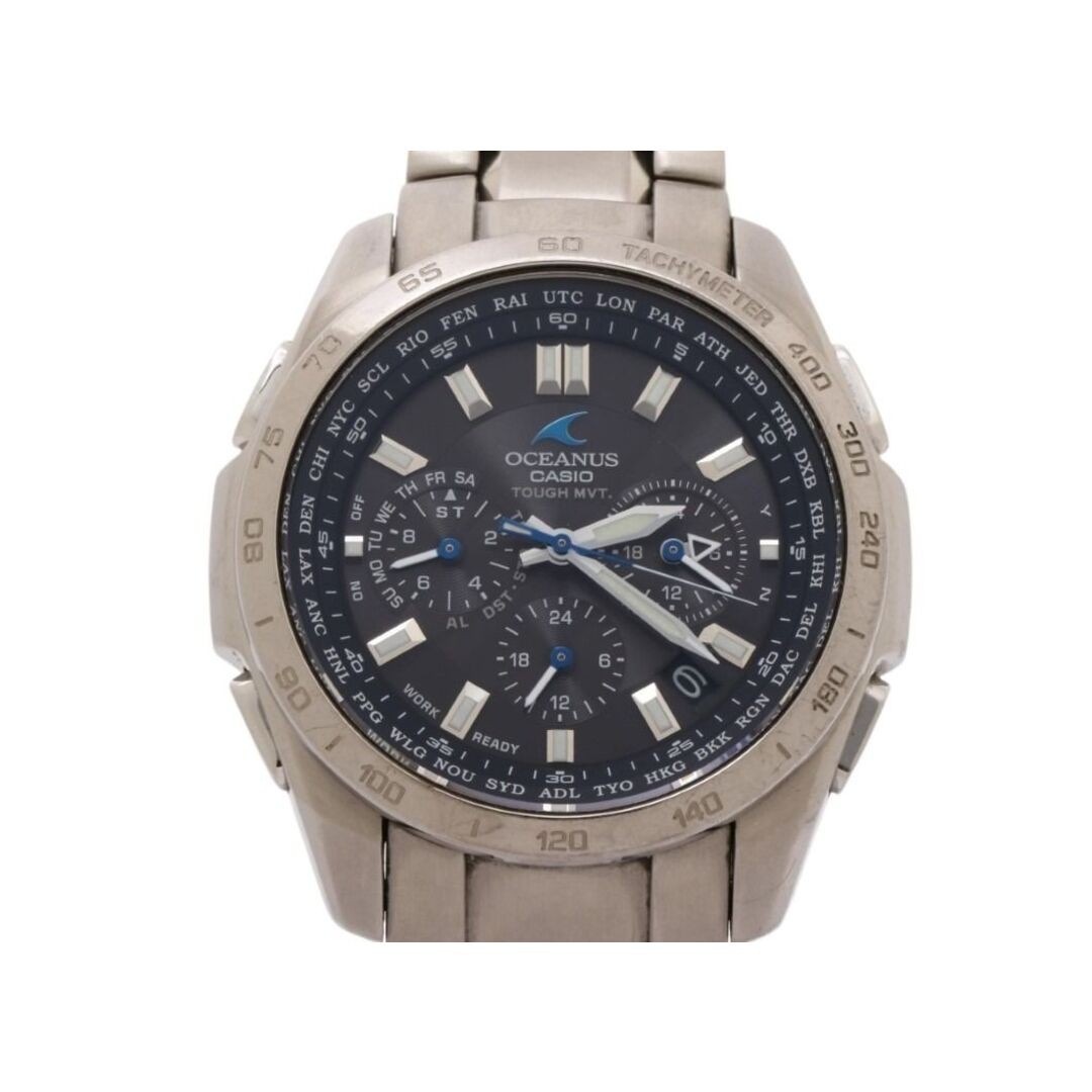 CASIO OCEANUS Watch OCWT6001AJF Black Tone Titanium Men’s