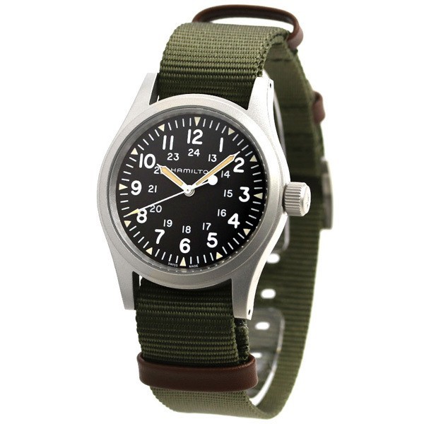 Hamilton Men’s Khaki Field Mechanical Watch H69439931 Working