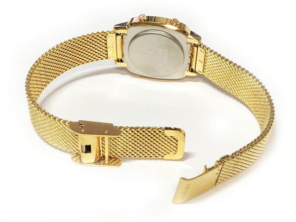 Womens Watch CASIO LA670WEMY-9D Stainless Steel Mesh Golden