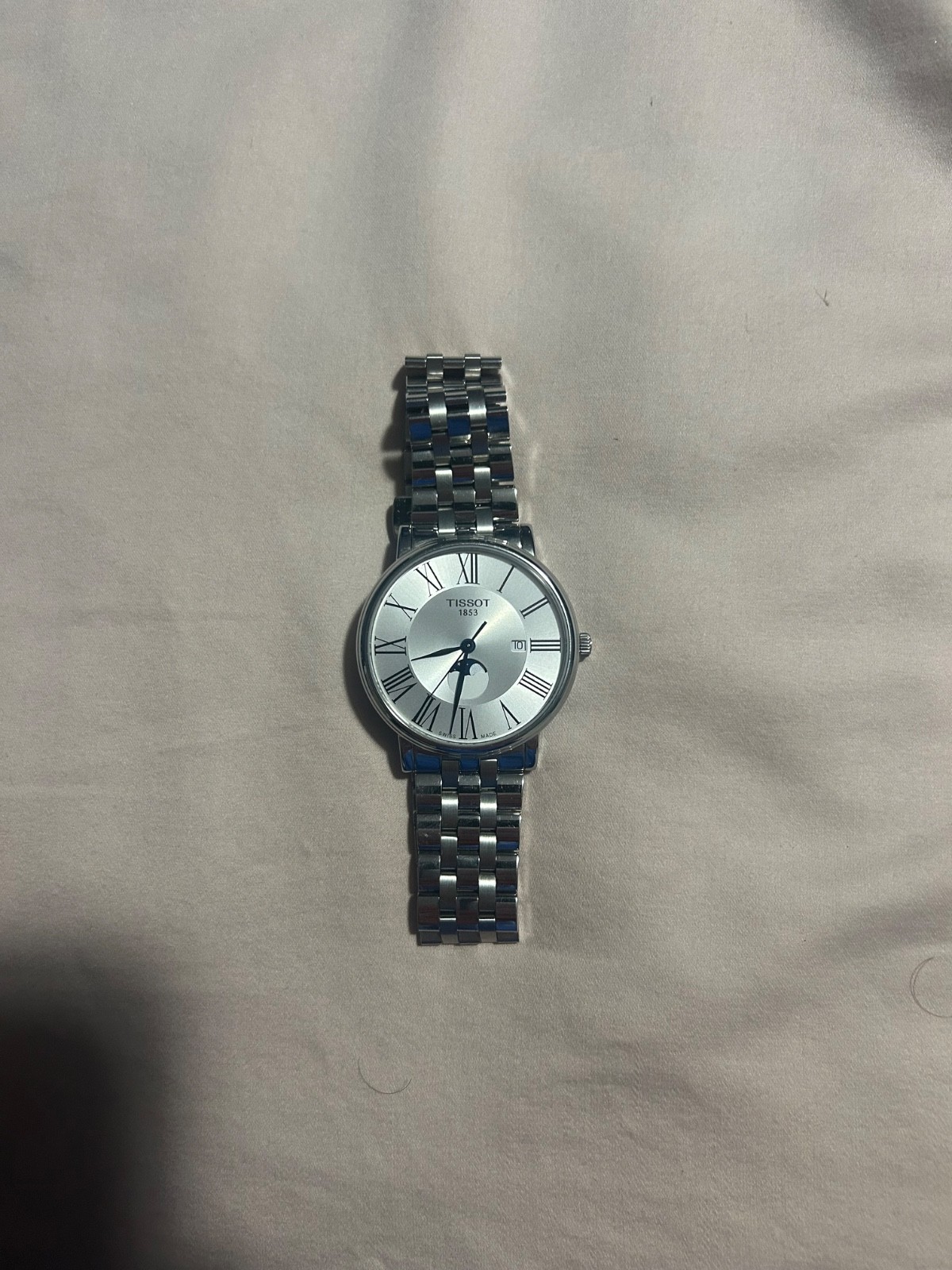 Tissot Carson Premium Moonphase Quartz Stainless Steel Mens Watch T1224231103300