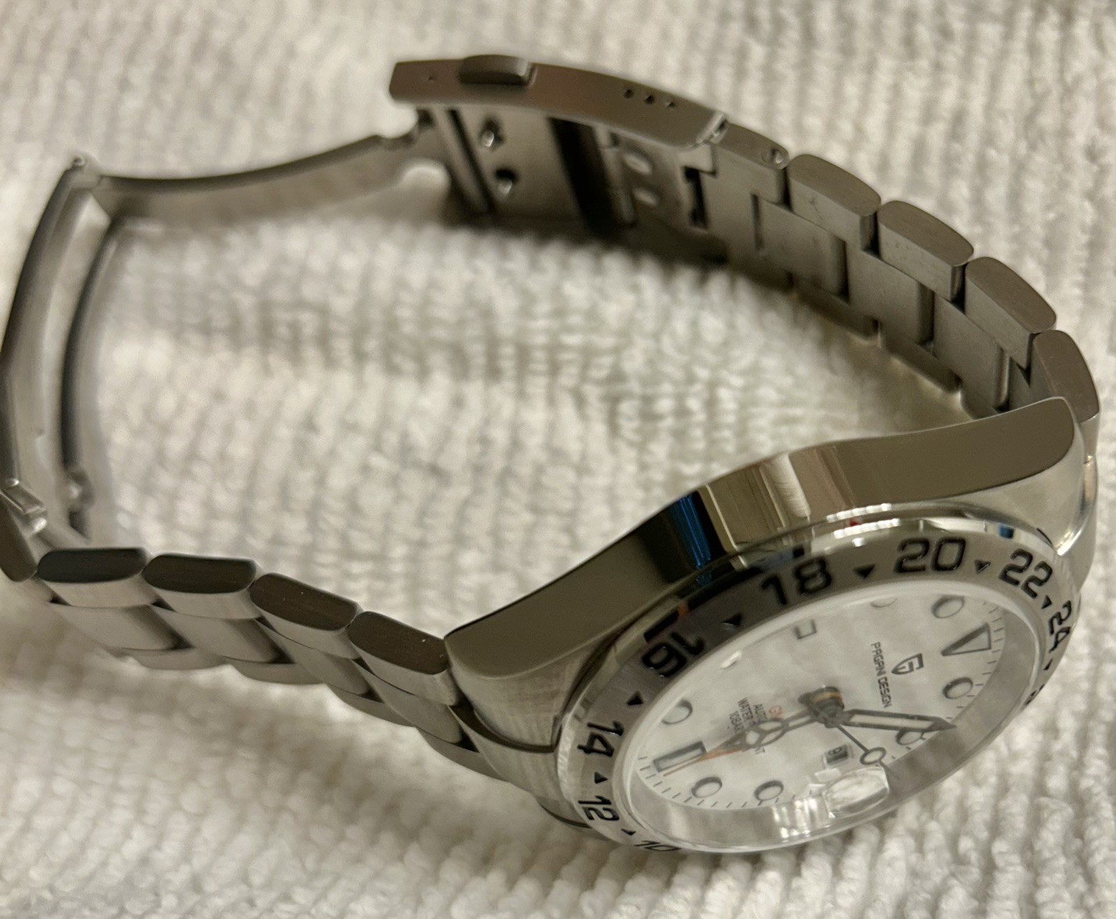 Pagani Design PD-1682 Explorer II 42mm Silver Stainless Steel Men’s Wristwatch