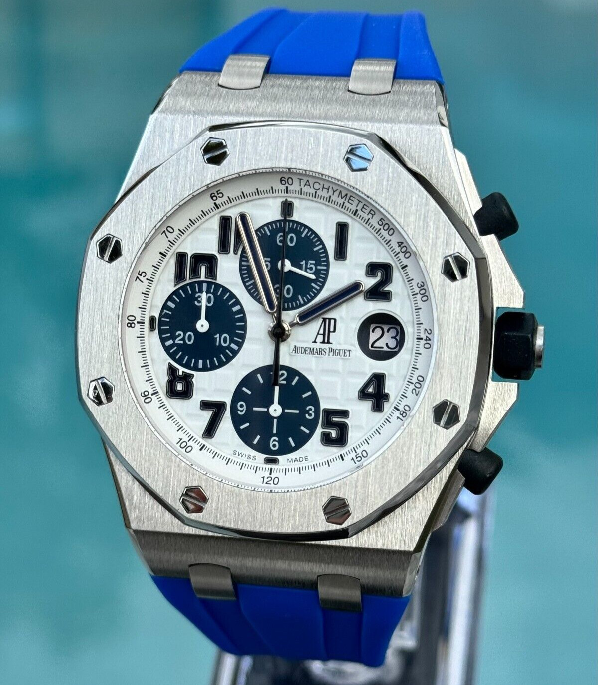 Audemars Piguet Royal Oak Offshore Navy – FULL SET, Two Straps & Fresh Service