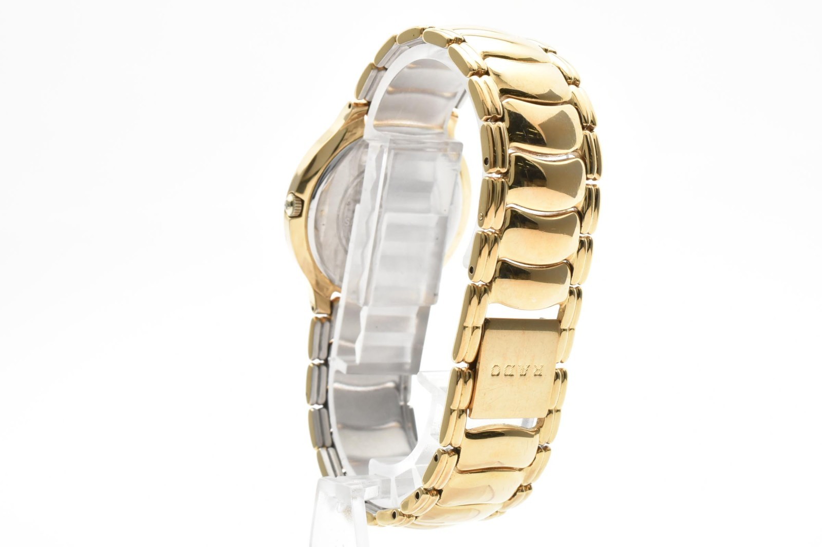 Vintage [N MINT] RADO Florence 129.3645.2 Gold Round 32mm Qz Men’s Watch JAPAN