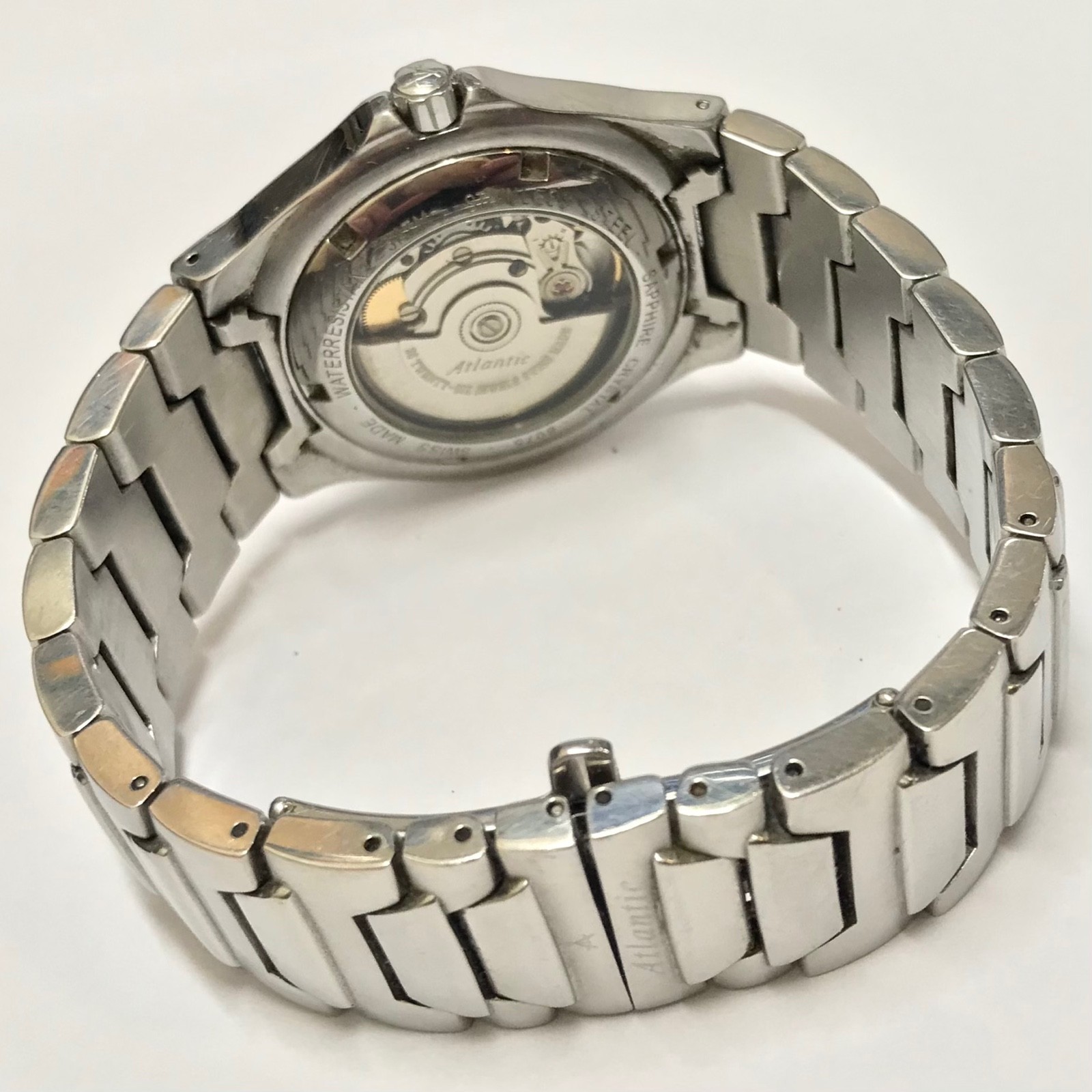 ATLANTIC 8075 Mariner Automatic Mens Watch 37mm AUTOMATIC Bracelet