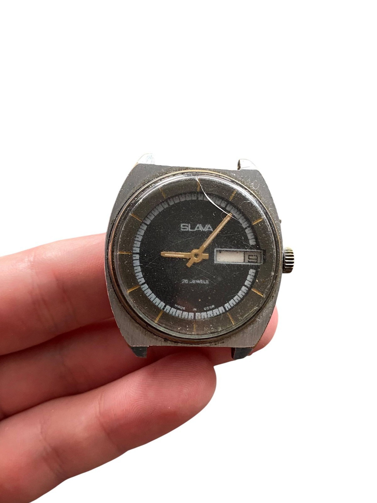 Slava Vintage Watch Soviet mechanical Original Wristwach Rare USSR