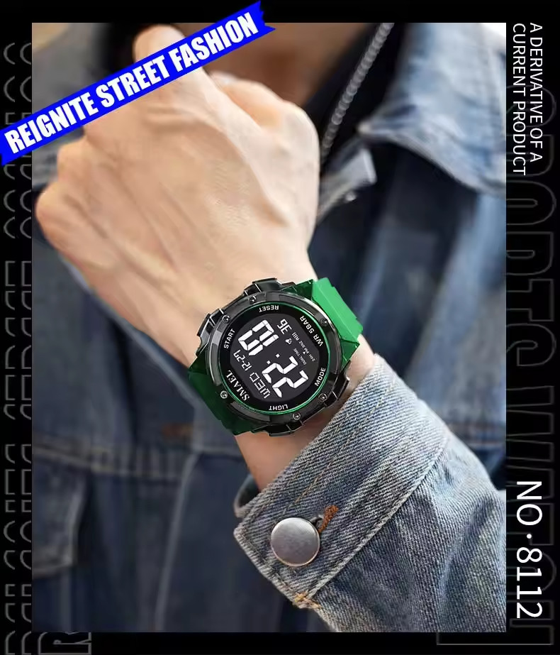 SMAEL Brand Dual Display Luminous Fashion Business Sport Men’s Quartz Watch