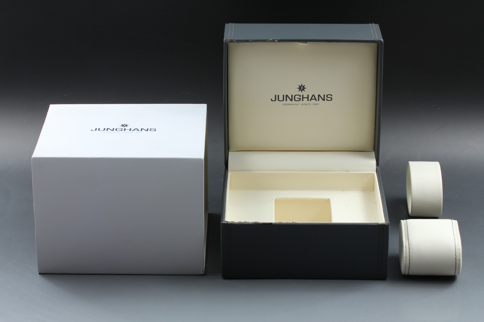 Junghans Max Bill 027/3500.04 White Dial Automatic Watch[ Box and Band Damaged ]