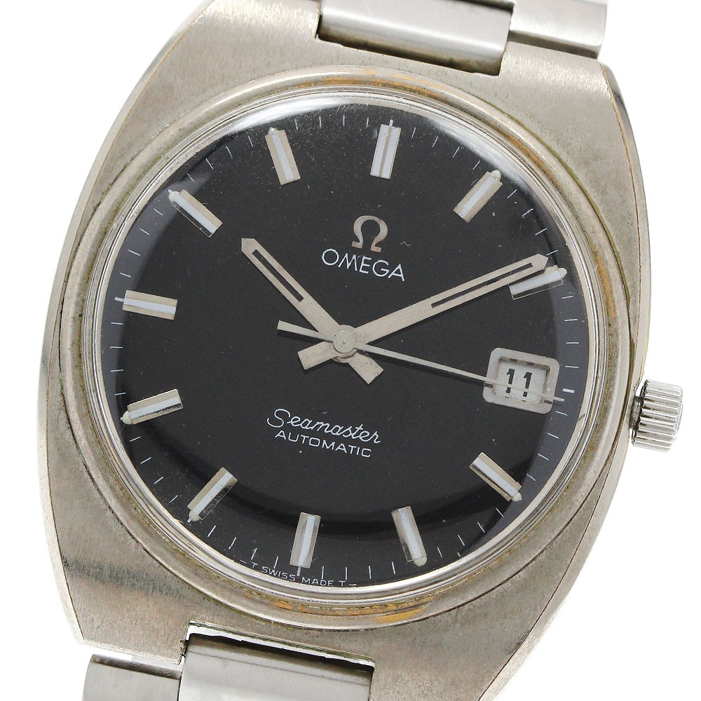 OMEGA 166.0209 Seamaster Date Cal.1012 Men’s Watch From Japan G0416