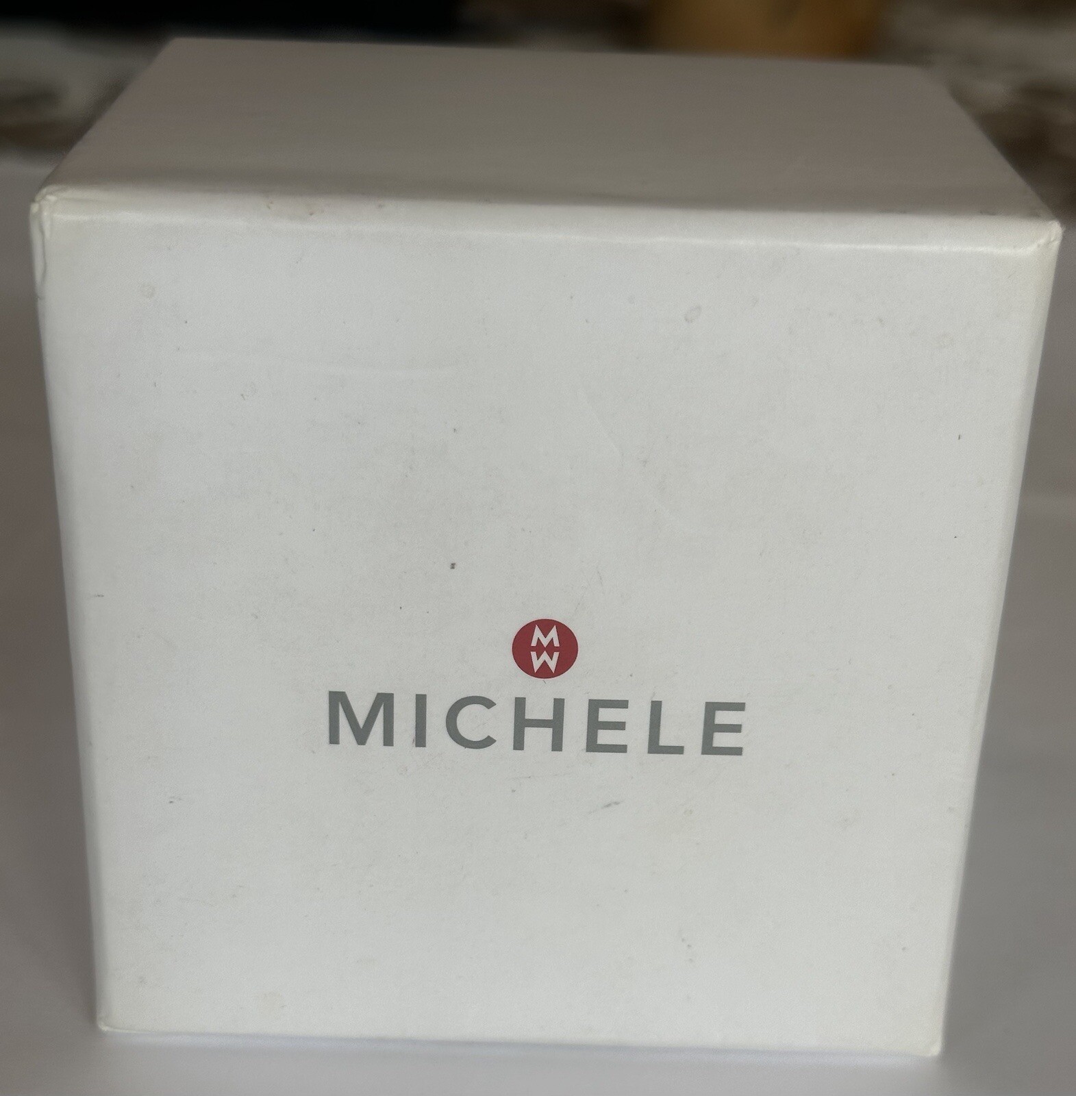 MICHELE – DECO CHRONOGRAPH MOP DIAL, DIAMOND MARKERS w/ GENUINE ALLIGATOR STRAP