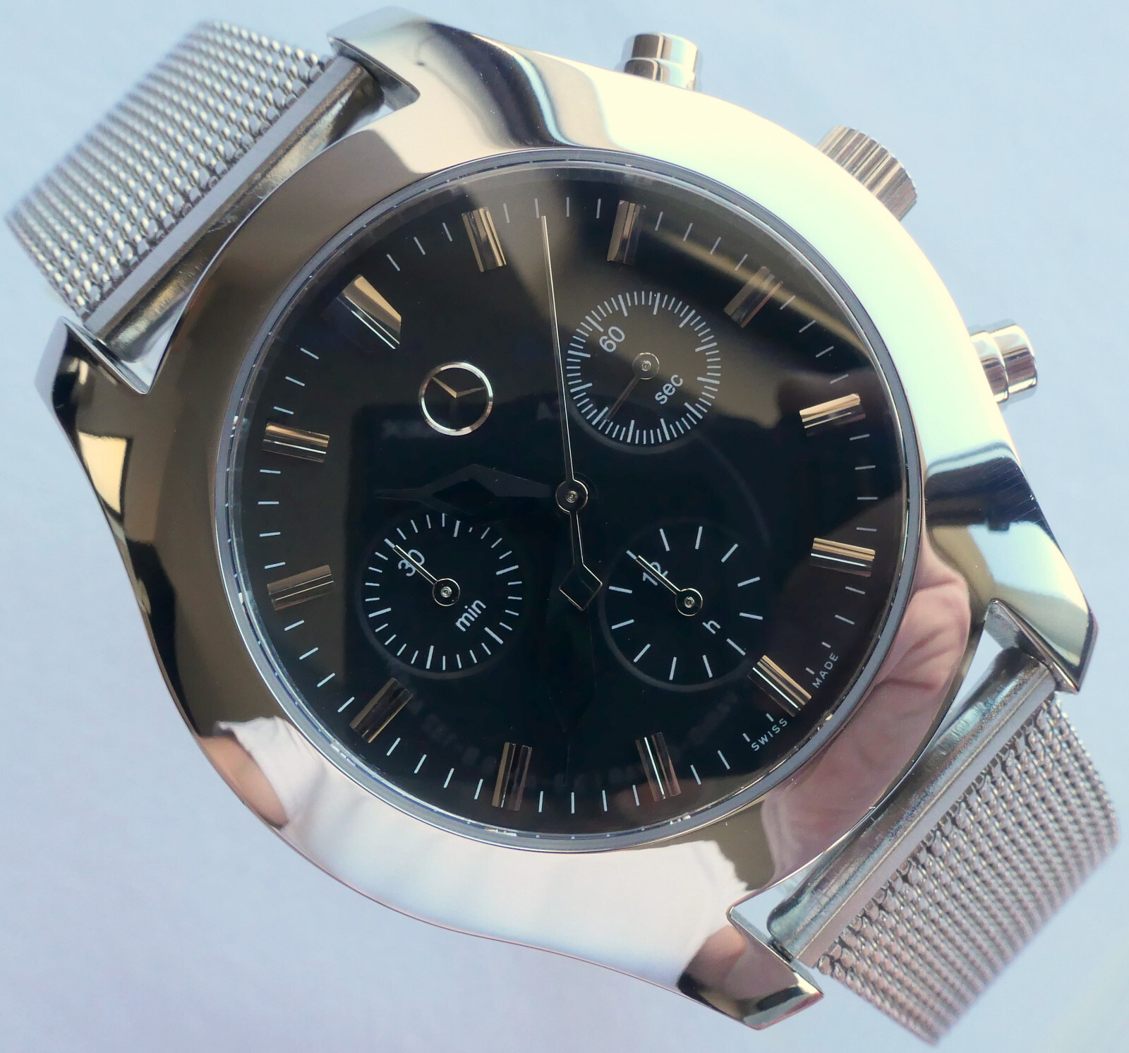 Mercedes Benz Classic Business Sport Accessory Swiss Luxury Chronograph Watch