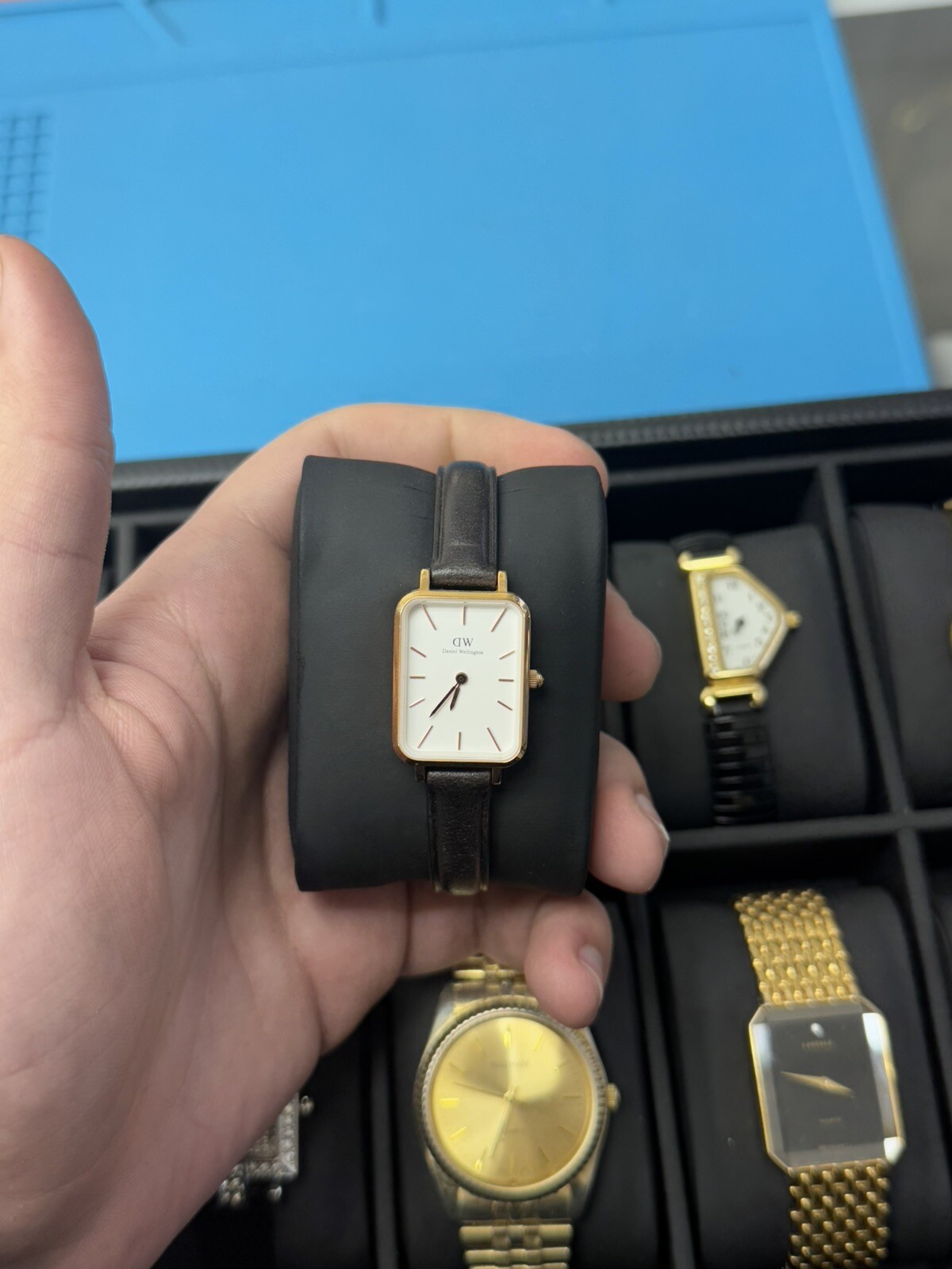 Daniel Wellington Quadro Pressed Sheffield Rose Gold