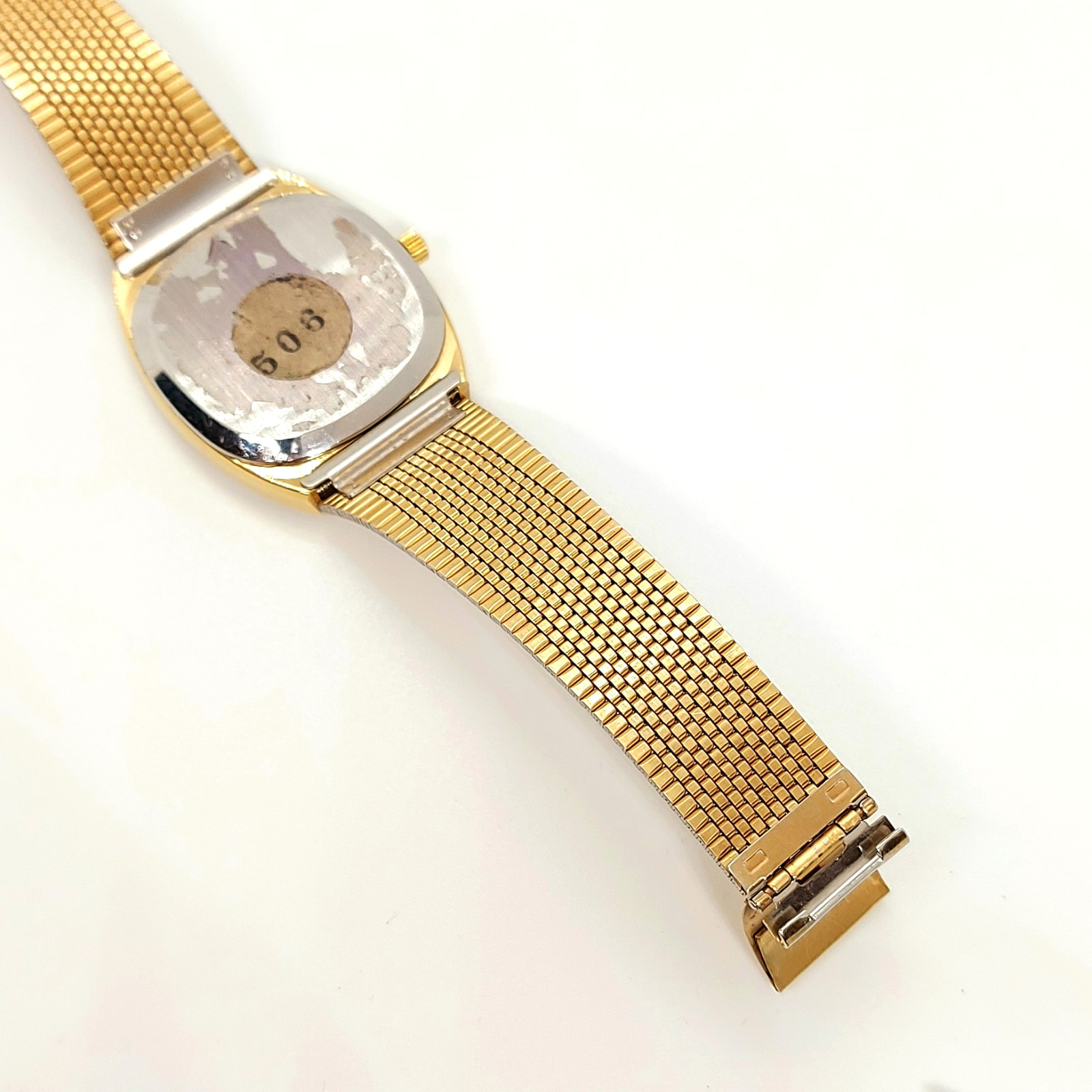 NOS OMEGA De Ville Quartz 1342 Ref.192.0035 Gold Capped Date Vintage Men’s Watch