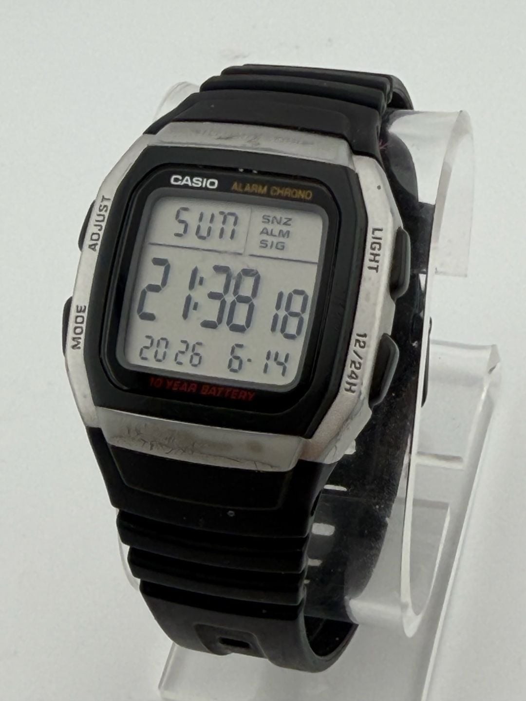 Casio W-96H-1AV Digital Sports Watch with 10 Year Battery