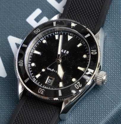 VAER Diver’s Watch DS2 Meridian 36mm Black, Unused