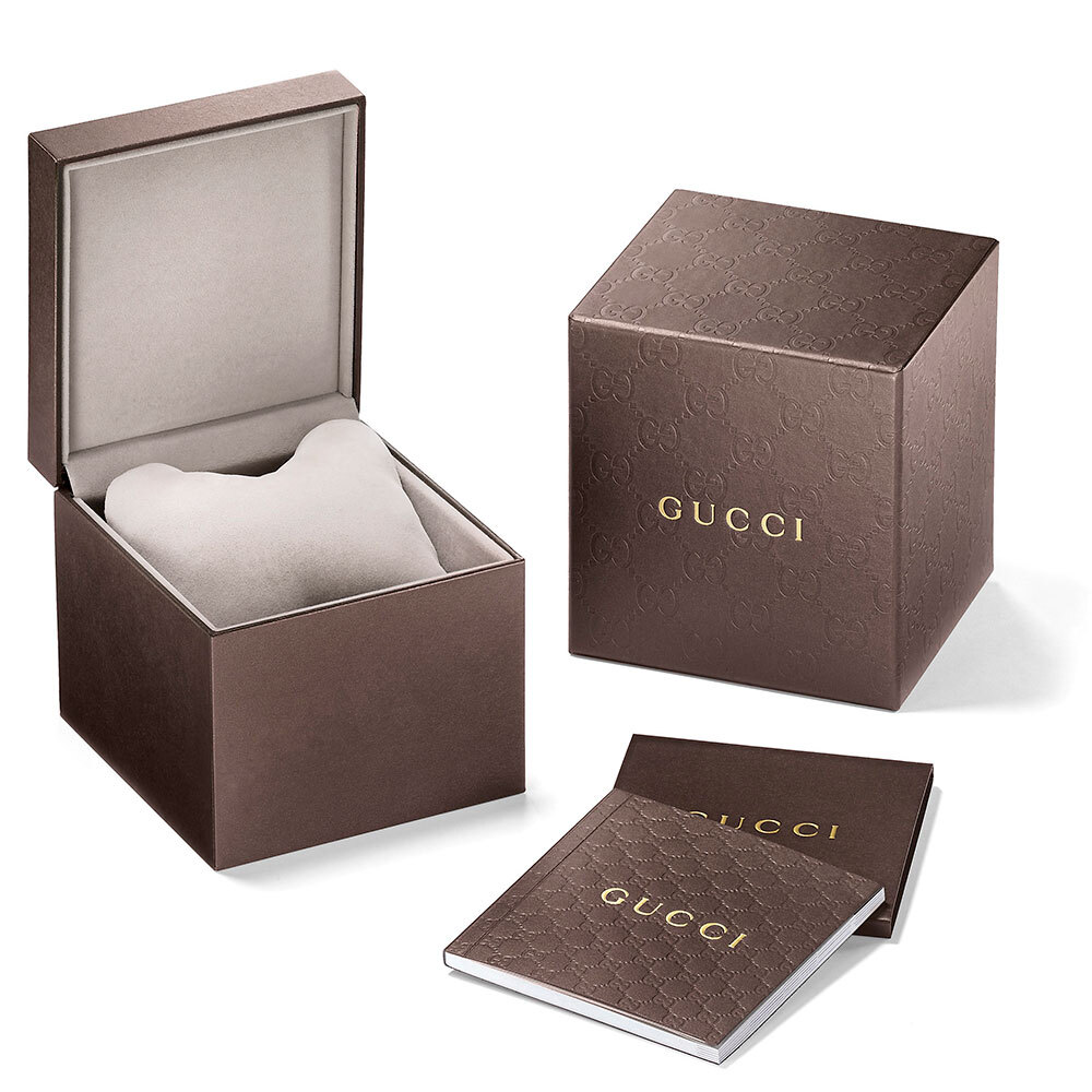 Mens Gucci G-Chrono Gold Black PVD S.Steel 44MM Diamond Watch YA101203 3.0 Ct