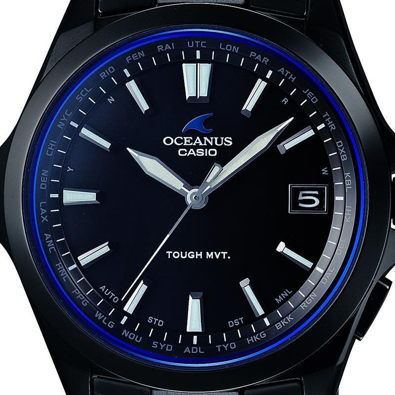 Casio Oceanus OCW-S100B-1AJF Black Titanium Radio Solar Men Watch NEW with box