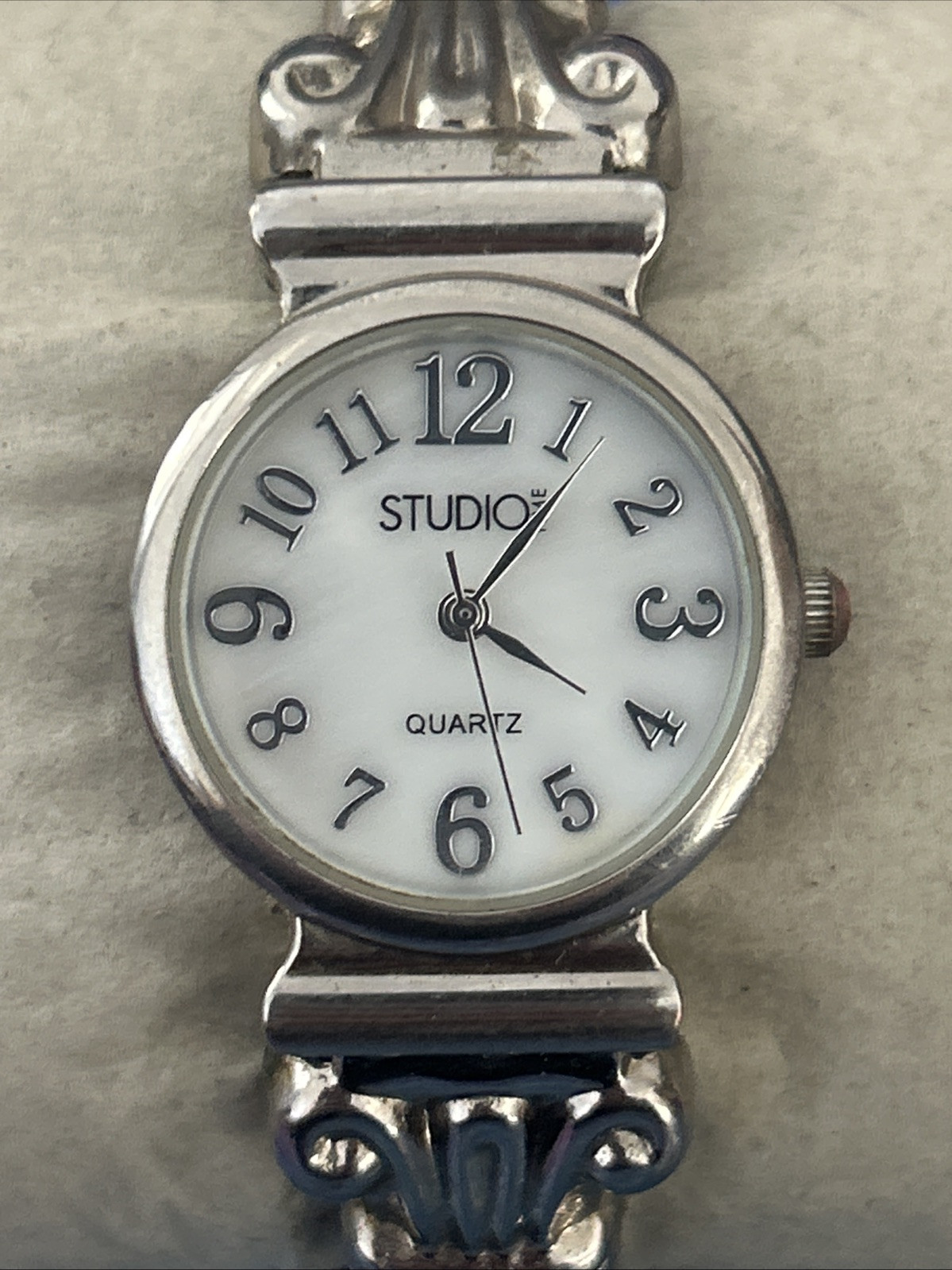 Studio Time Silver Tone Women’s Quartz Watch