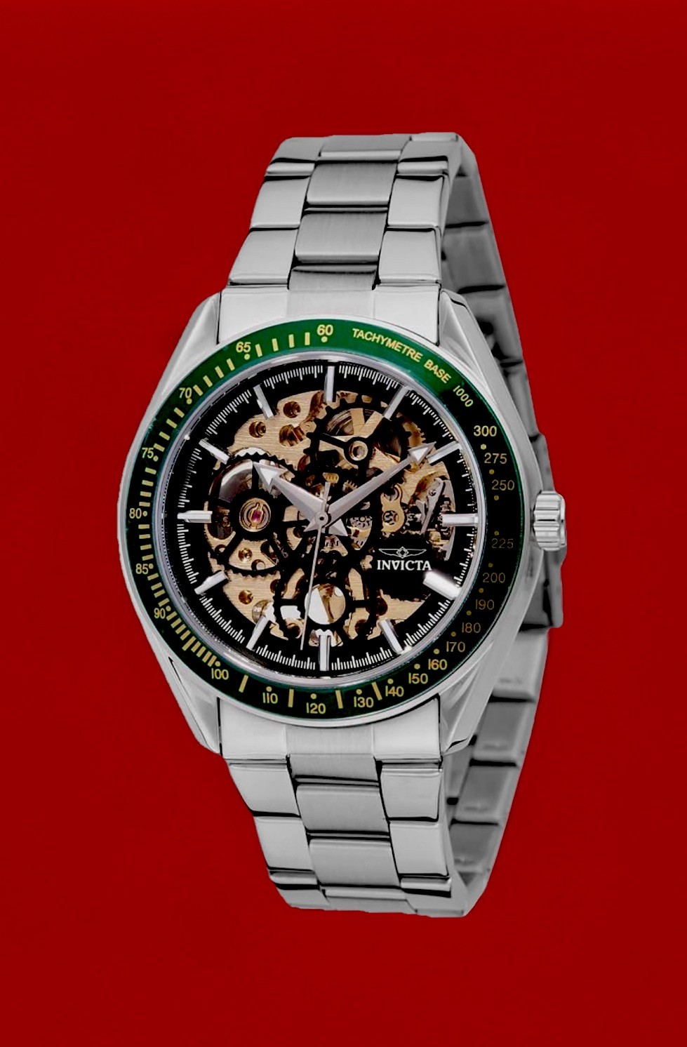 Invicta Objet D Art Skeleton, AUTOMATIC 43mm, WR 30m, 8.5”, New/Box/3yr Wnty