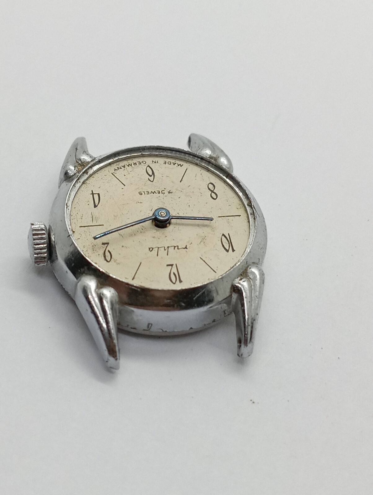 VINTAGE Rare Case UMF Ruhla Cal. 33 Germany Made Main Spring Stem Crown Parts