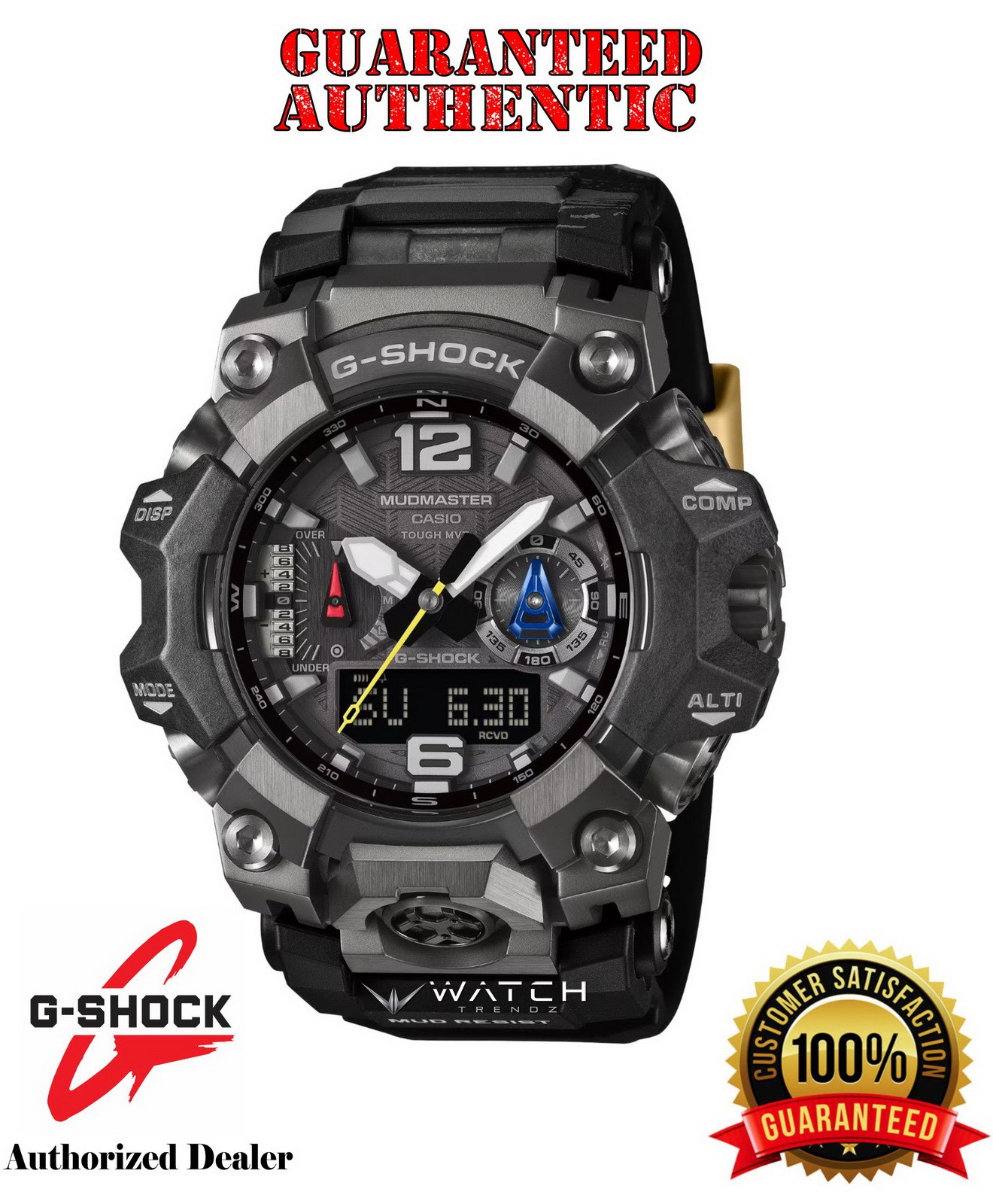 Casio G-Shock GWGB1000TLC-1A MUDMASTER Team Land Cruiser Toyota Black Watch